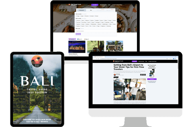 Travel guide book preview